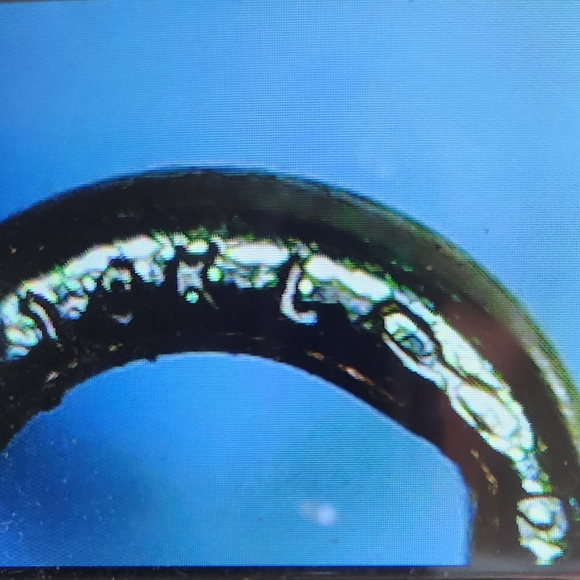 Gorgeous 10Kt Yellow Gold JCM 4MM Black Freshwater Pearl Necklace 17 1/3 Inch - Picture 6 of 6